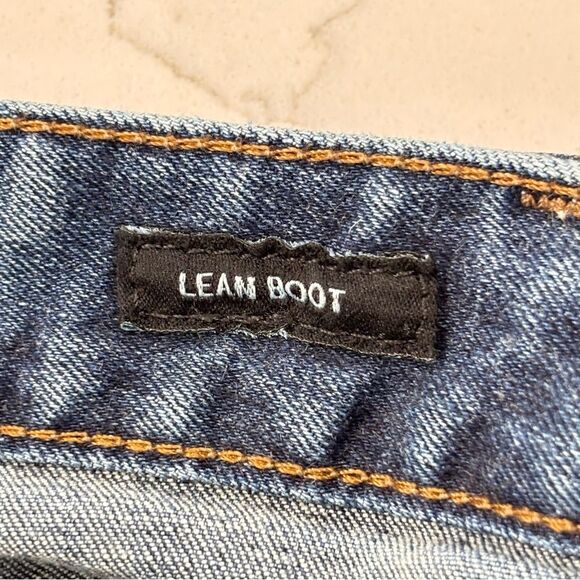 Calvin Klein | Medium Dark Wash Women’s Lean Bootcut Denim Blue Jeans Size 10 - Picture 9 of 16